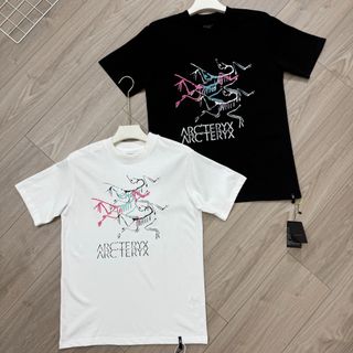 Arcteryx 夏季新款圓領基礎款印花T恤 男女同款 短袖T恤 Cotton Short Sleeve T-shirt 恤衫 棉t恤 男女同款 男裝 女裝 tee shirt 衛衣 XXL Top t shirt women men un64226035459970110