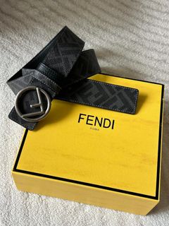 Authentic fendi men's reversible fendi belt64225027631362110