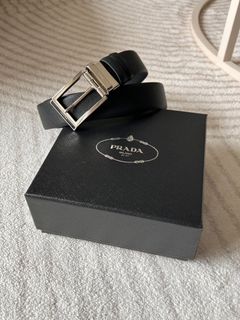 Authentic prada men's reversible belt64225027658625110