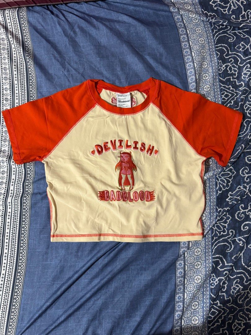 Badblood Crop Tee - Medium (Category: Tshirts & Polo Shirts ) located in Valenzuela. Submitted by angool (Listing ID 1399424064, Image 1). Description: Decluttering need more space Brand new Size medium No lowballer!!.