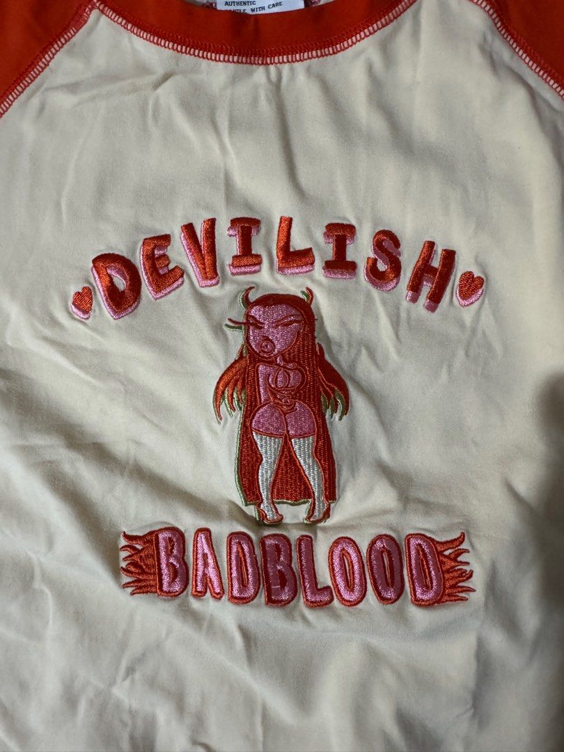 Badblood Crop Tee - Medium (Category: Tshirts & Polo Shirts ) located in Valenzuela. Submitted by angool (Listing ID 1399424064, Image 2). Description: Decluttering need more space Brand new Size medium No lowballer!!.