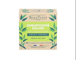 BeauTerra 洗髮皂 適合一般髮質 75克 固體洗髮皂 75克 Made in France 法國製造64230841636993110