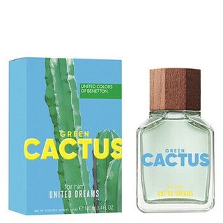 Benetton Men's Green Cactus EDT 3.4 oz [Niche Fragrance] [Most Comprehensive Online] [Pre-Order from Overseas]64230842349186110