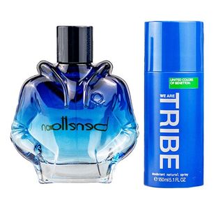 Benetton Men's We Are Tribe Gift Set ** 限時預訂優惠 Time-Limited Pre-Order Offer ** [Niche小眾沙龍香水] [全網最齊全] [Pre-Order外國預訂]64230511571841110