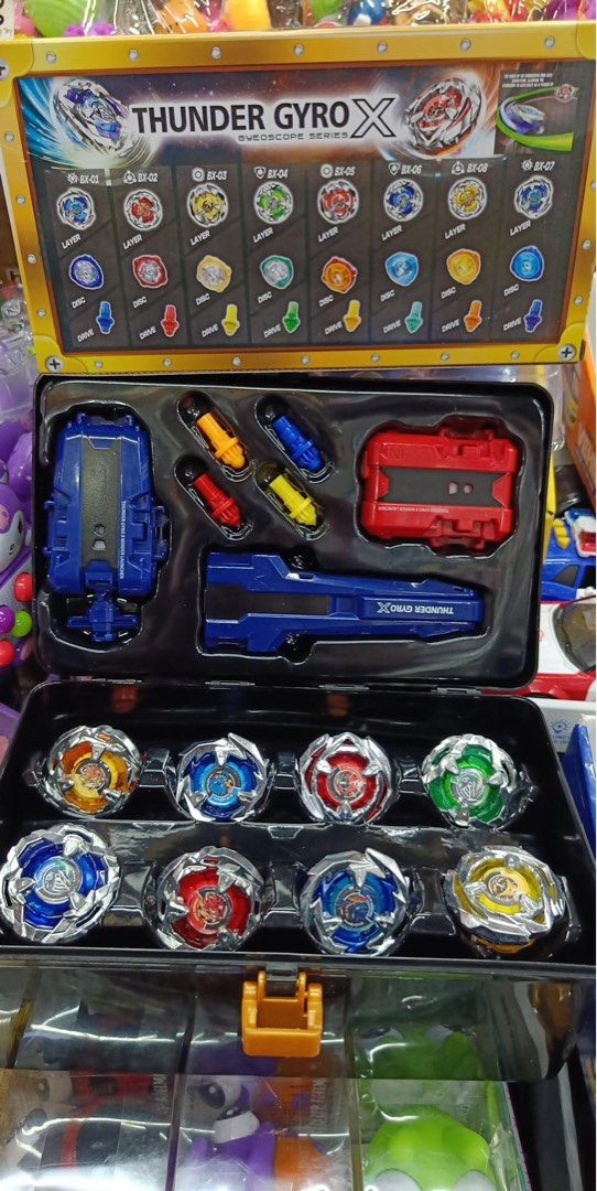 Beyblade x toys set (Category: Action & Battle Toys) located in Manila. Submitted by agaton_clariza10 (Listing ID 1399345367, Image 2). Description: 💋BRANDNEW 💋GOOD QUALITY 💋CASH ON DELIVERY 💋WHOLE SALE AND RETAIL BULK ACCEPTED 💋ADD DELIVER FEE VIA LALAMOVE 💋SAME DAY DELIVER 💋STRICTLY NO CANCELATION OF ORDER 💋CASH OR GCASH ACCEPTED PAYMENT OR BDO BANK TRANSFER 💋BOGUS BUYER WILL BE POSTED.