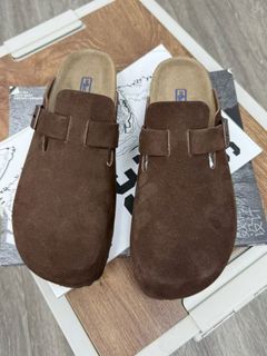 birkenstock 半拖 棕色 男女款64233368699394110