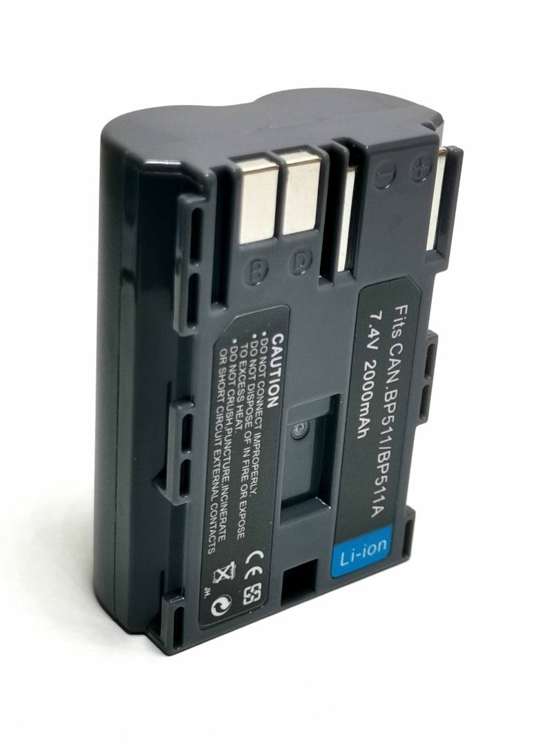 BP-511A Lithium-Ion Battery Pack BP-511 for Canon EOS 5D 50D 40D 20D ...