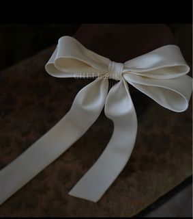brand new satin ribbon bow clip 全新 緞面 大蝴蝶64227393616897110