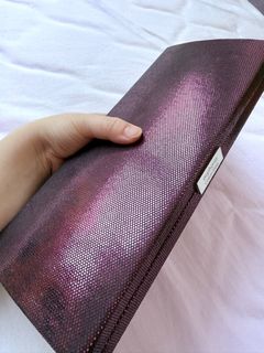 Calvin Klein 亮片手拿包 紫色光澤 CK手拿包 晚宴 閃閃袋64220932338179110