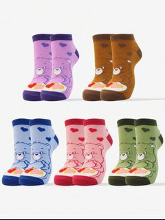 🇬🇧Care Bears Colorful Socks (5 Pairs)64225406819841110