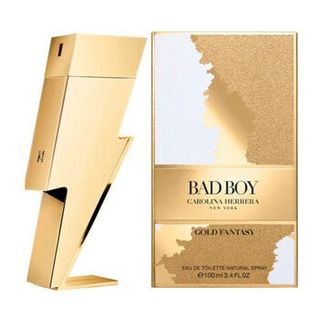 Carolina Herrera Men's Bad Boy Gold Fantasy EDT Spray 3.4 oz [Niche小眾沙龍香水] [全網最齊全] [Pre-Order外國預訂]64227742510338110
