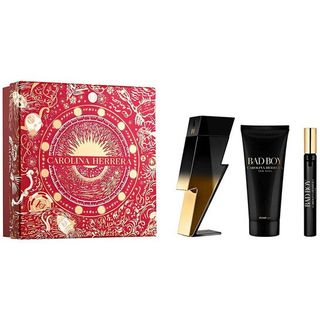 Carolina Herrera Men's Bad Boy Extreme Gift Set [Niche Fragrance] [Most Comprehensive Online] [Pre-Order from Overseas]64228426135554110