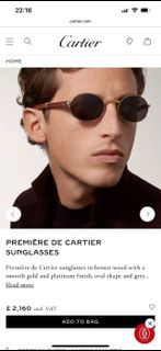 Cartier Première de Cartier 太陽眼鏡64224282328322110