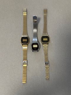 Casio + Citizen 女裝電子錶3隻 (無電）64225816540931110