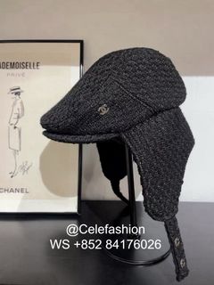 名人風格 CC 女裝均碼黑色帽子 貝雷帽 賊仔帽 鴨嘴帽 @celefashion 可扣頭64225816634370110