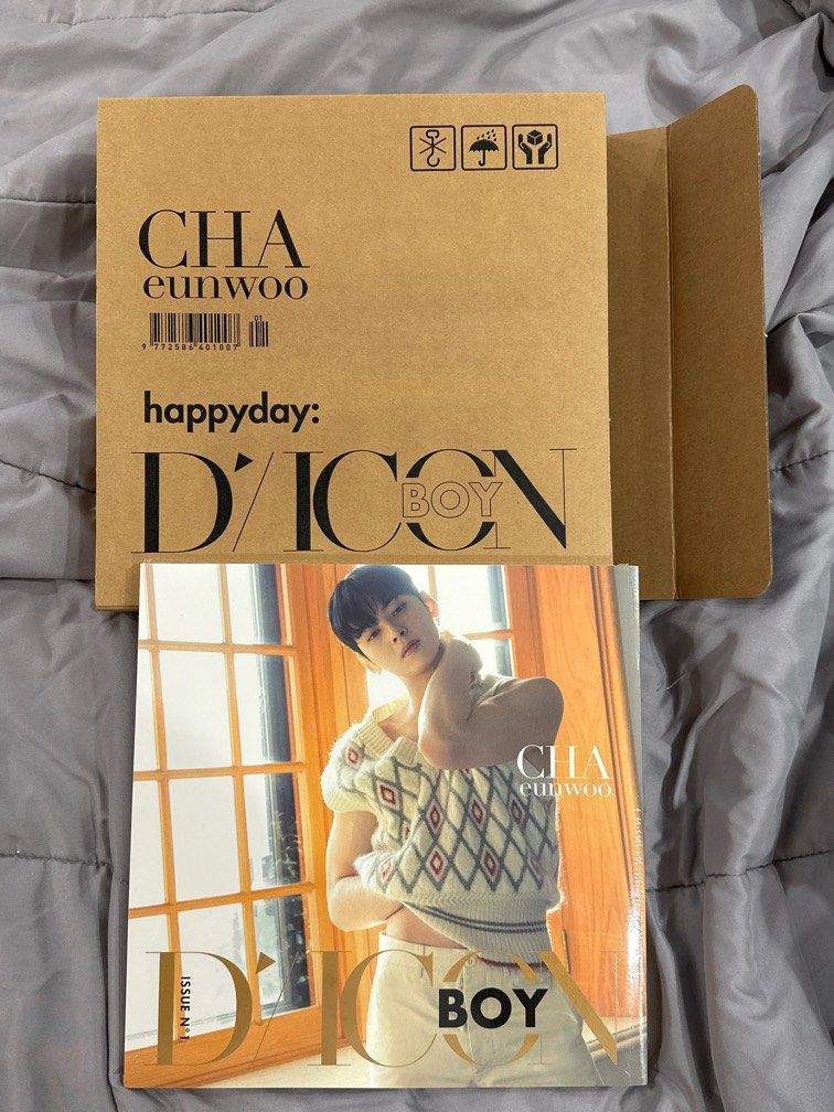 Cha Eunwoo Dicon Magazine Collectors Item (Category: K-Wave Merchandise) located in Manila. Submitted by ycg910 (Listing ID 1399295789, Image 2). Description: Selling this SEALED cha eunwoo dicon magazine (in original box!) .