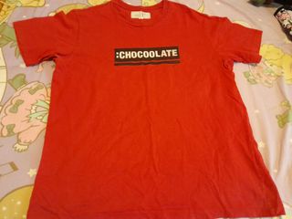 Chocolate 紅色短袖tee64222832117377110