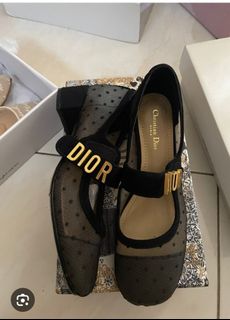 Christian Dior 網眼瑪麗珍高跟鞋64222390794242110