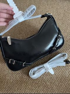 💎誠信賣家💎ck 黑色腋下機車包64225028710530110