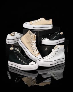 Converse All Star Lift  厚底增高帆布休閒鞋 35-4064227740086786110