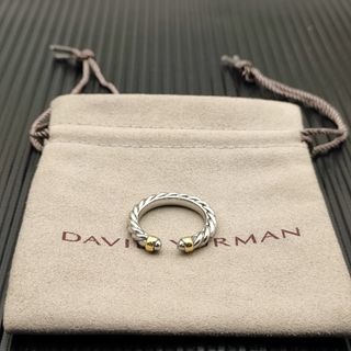David Yurman ring 大衛雅曼扭紋戒指 男女同款64227223506818110