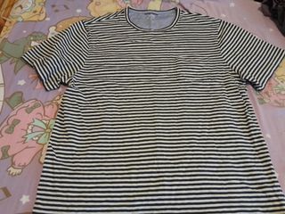 Delicious Fish 黑白間條短袖tee64223366472963110