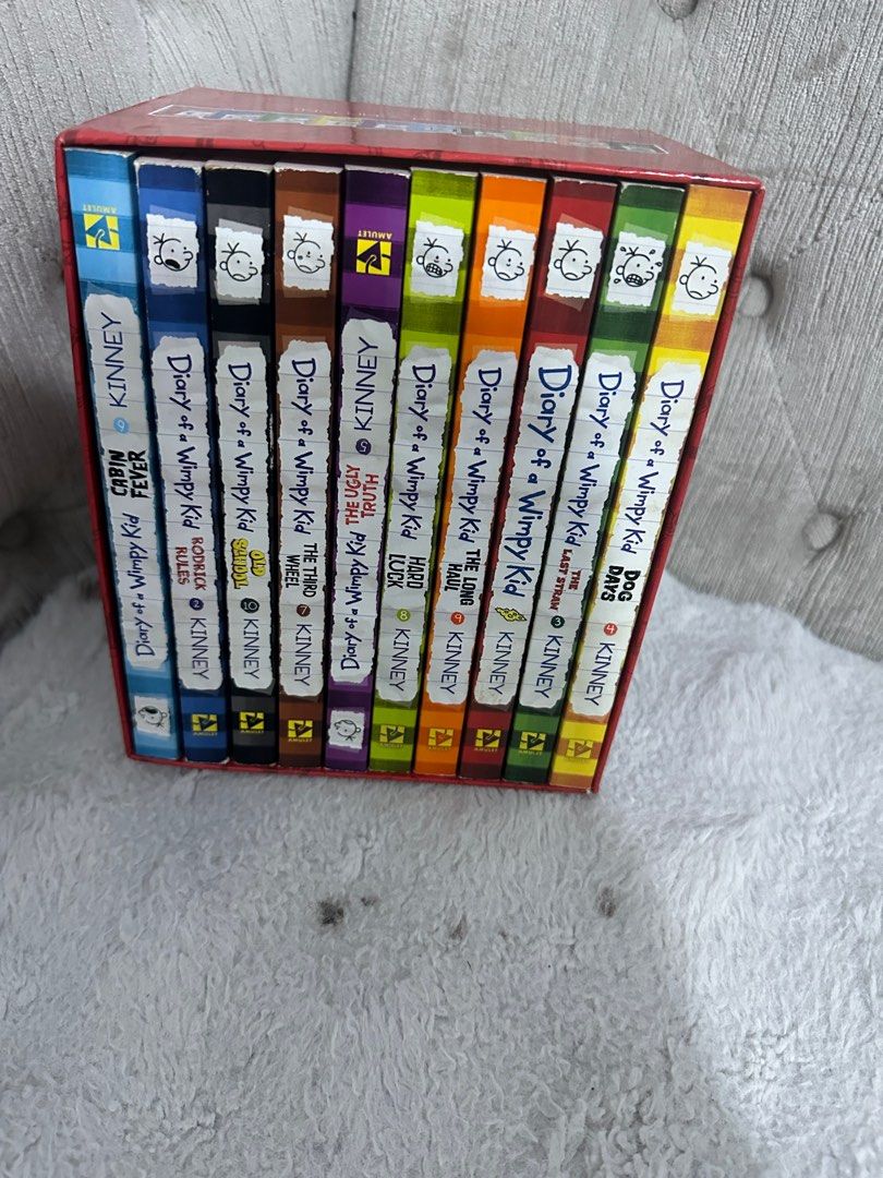 Diary of a Wimpy Kid Set (Category: Children's Books) located in Manila. Submitted by nini_archives (Listing ID 1399362830, Image 1). Description: Just stocked.