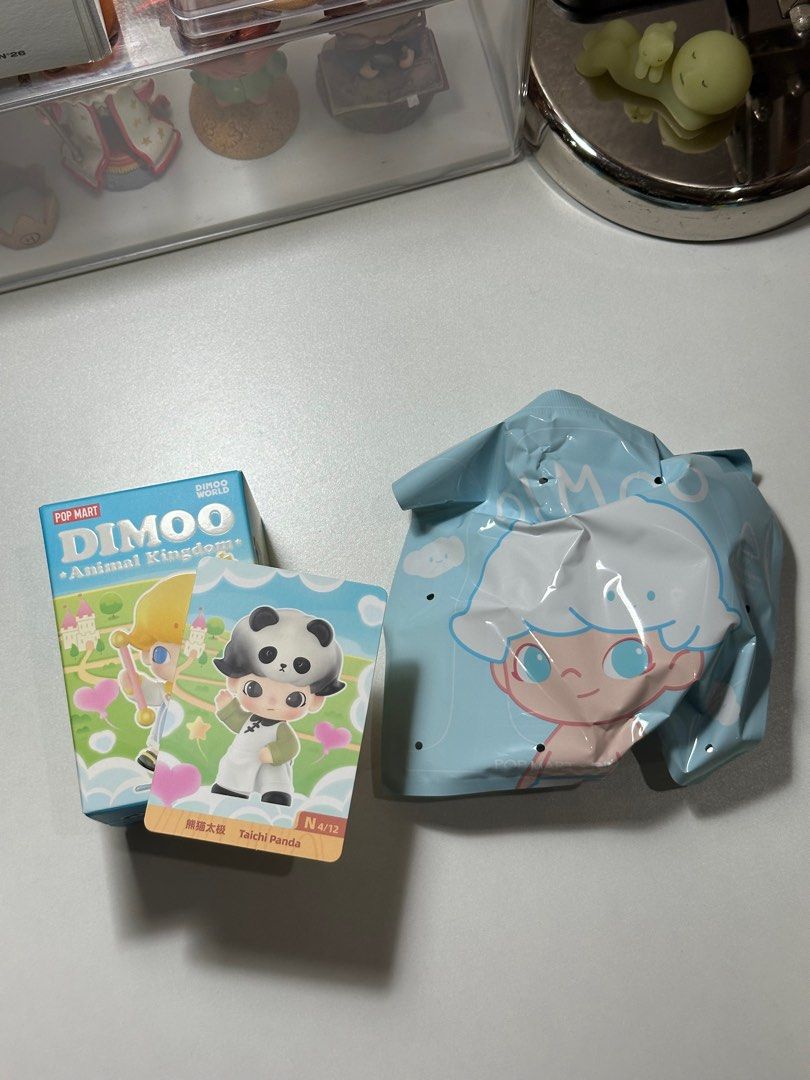 Dimoo Animal Kingdom Taichi Panda (Category: Designer & Blind Box Toys) located in Taguig. Submitted by declutterwithwella (Listing ID 1399434218, Image 1). Description: with box, foil and card sealed foil, box was opened from the bottom Location: Taguig, Metro Manila MOP: GCash MOD: J&T, GGX, Same-day delivery or meetup around BGC.