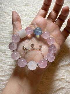 海藍寶星光抹粉水晶diy手串     14mm64232527632387110