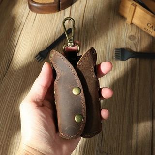 DIY handmade leather multi-function Genuine Leather Keychain Key Holder Organizer Key Case Keys Pouch64222390103809110