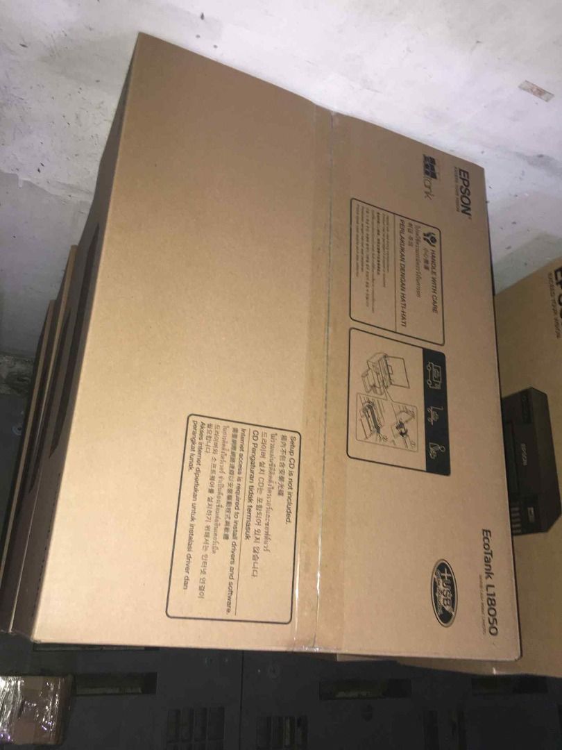 EPSON L18050 PRINTER A3 6-COLOR DYE INKS PRINTER (Category: Printers, Scanners & Copiers) located in Quezon City. Submitted by colisricky75597 (Listing ID 1399296208, Image 2). Description: EPSON L18050 PRINTER A3 6-COLOR DYE INKS PRINTER BNEW SEALD WITH FREE INK AND CABLE WAREHOUSE PRICE: 27,600 1YR WARRANTY 7DAYS REPLACEMENT LOCATION: 168 MINDANAO AVE, PROJECT 8 QUEZON CITY .