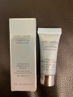 Estée Lauder CYBERWHITE Brilliant Cells Full Spectrum Brightening UV Protector全能细胞亮白防晒隔离霜 SPF50/PA+++ 5ml64226815514881110