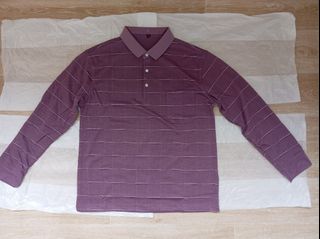 FAJUETU 長袖格子紋polo衫64221969409153110