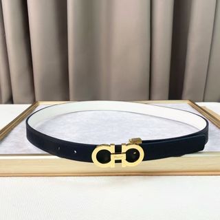 💎Trusted Seller💎Ferragamo Women's Belt Double-sided Usable, Width: 2.5cm64221546771969110
