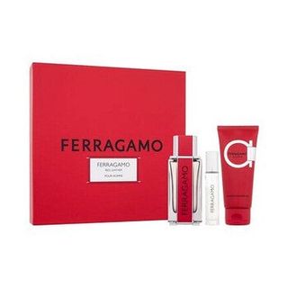 Ferragamo Men's Red Leather Gift Set [Niche Fragrance] [Most Comprehensive Online] [Pre-Order from Overseas]64227014276225110