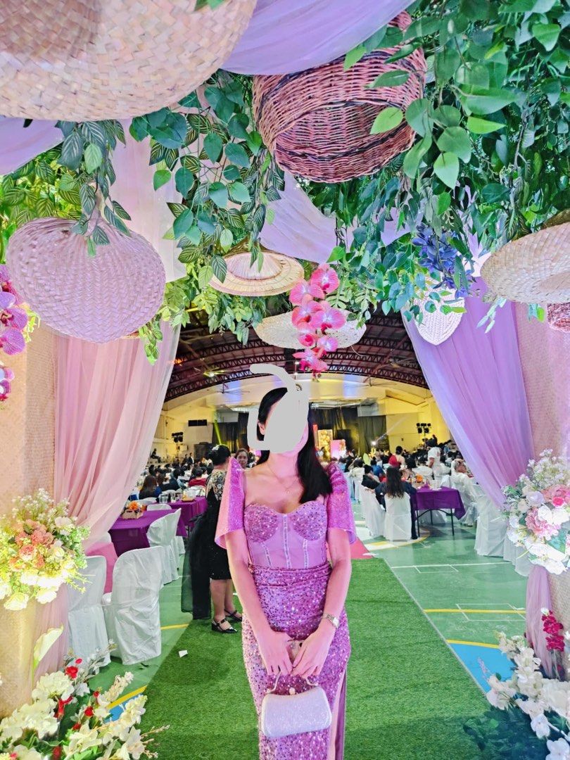 Filipiniana Dress (Category: Evening dresses & gowns) located in Romblon. Submitted by justjdeclutters (Listing ID 1399414406, Image 2). Description: The sleeves are detachable. .