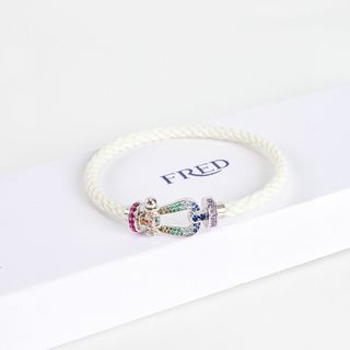 💎Quality Assurance💎Fred/Fred - Must-Have Bracelet Full Diamond Horseshoe Clasp Rope Bracelet64222830600579110