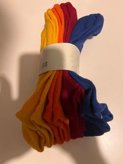 GU 彩色襪子 - 4 對 船襪64222390123650110