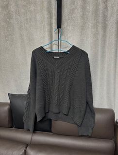 Gu XL 灰色針織毛衣64232045740930110