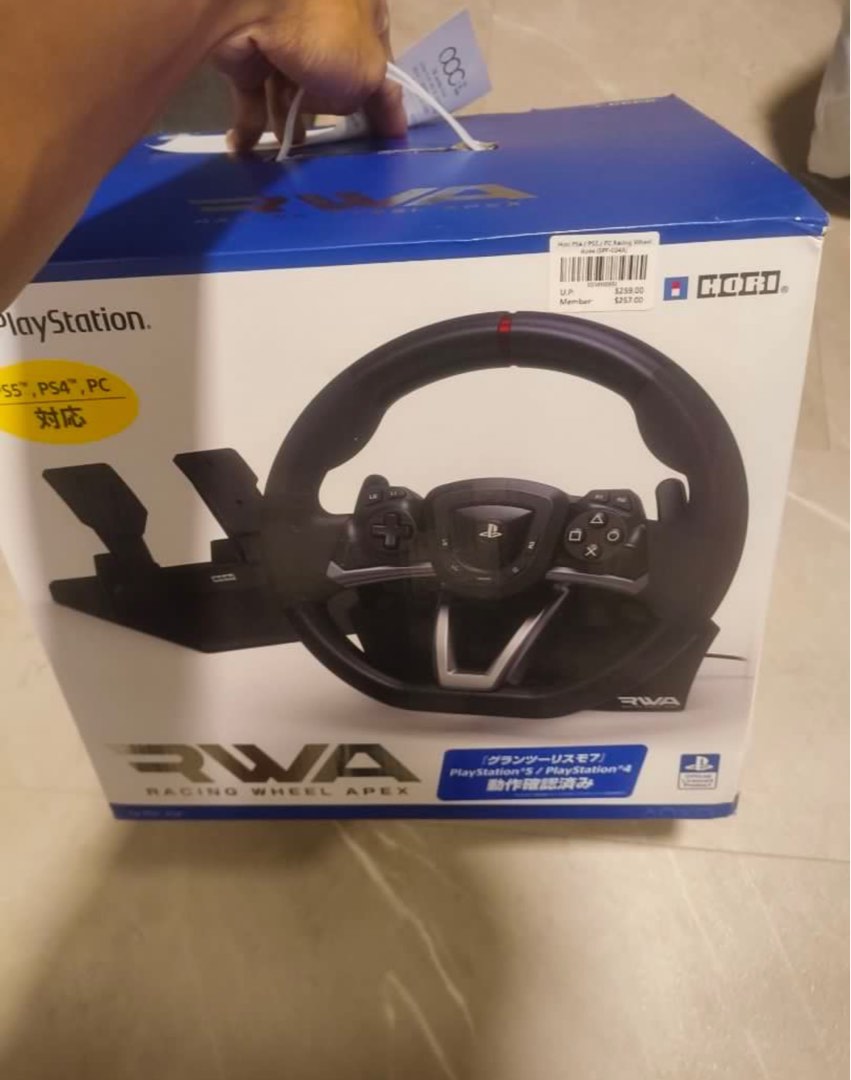 Hori RWA Racing Wheel Apex for PS4/PS5/PC - Brand New, Video Gaming ...