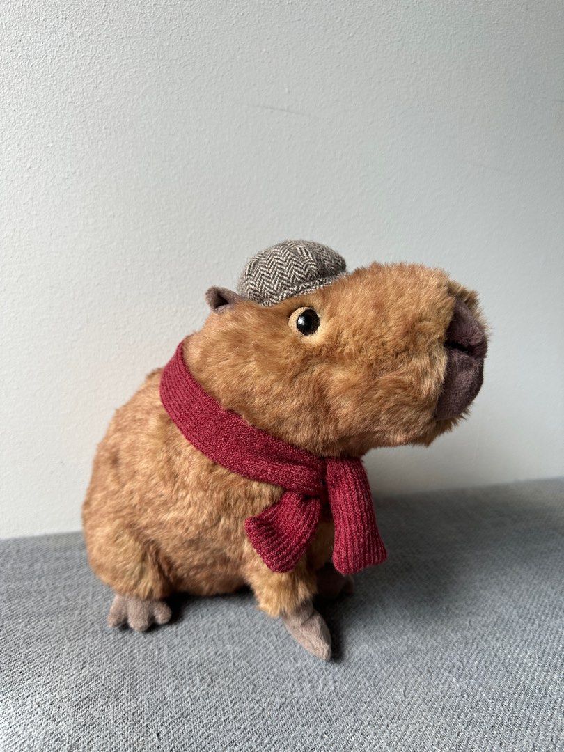 Jellycat Clyde Capybara Hipster BNWT, Hobbies & Toys, Toys & Games