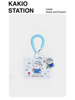 KAKIO STATION Pajama Puppy Pilot Kitten Card Holder Keychain Cute Student ID Badge for Boys and Girls Employee Pass Octopus Card Protective Cover Bag Accessory Birthday Gift 👉🏻8️⃣ Styles👈🏻64229675831555110