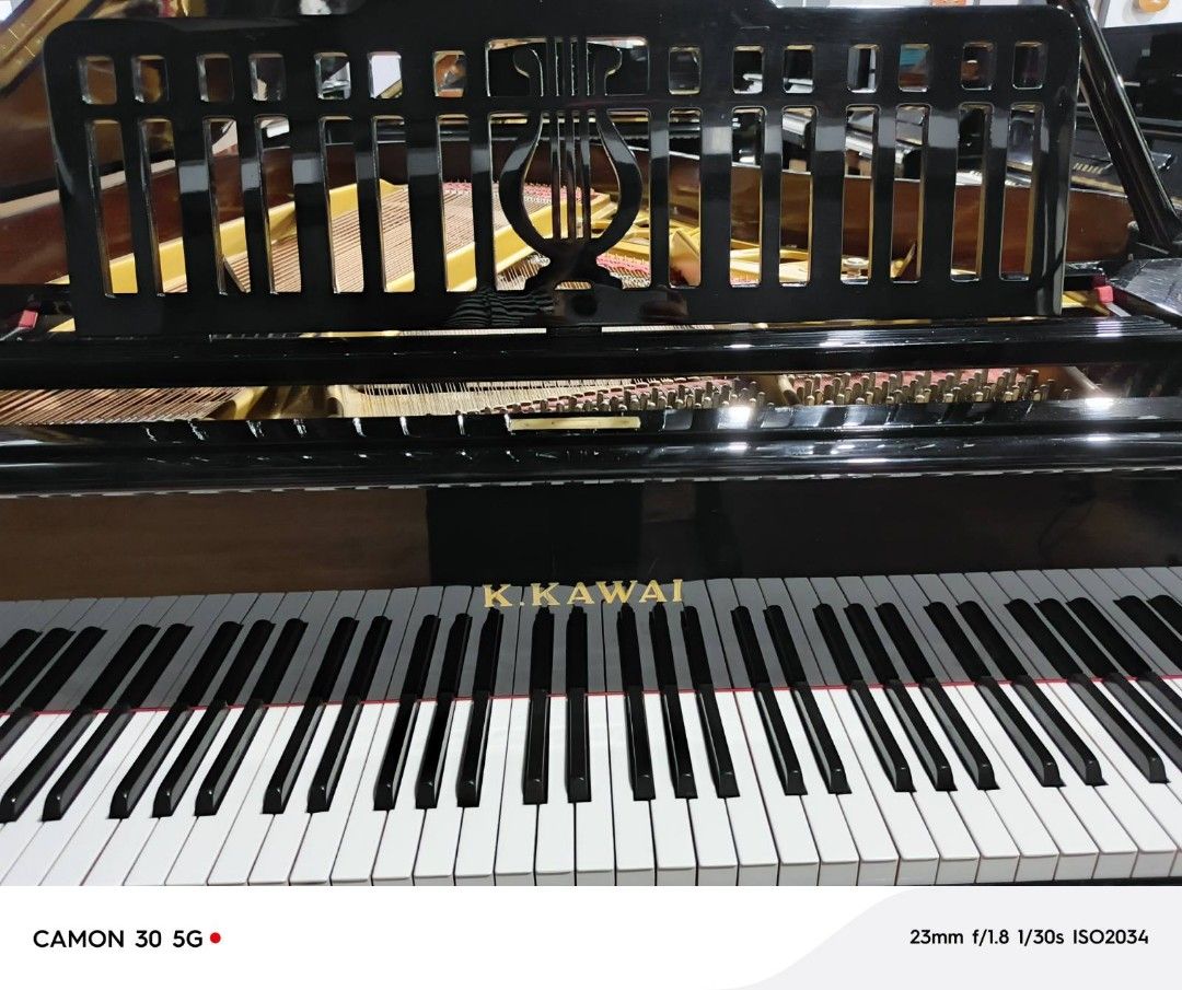 Kawai 500 model grand piano (Category: Musical Instruments) located in Manila. Submitted by swiftstar.3eae19 (Listing ID 1399293676, Image 2). Description: A classic baby grand by from Japan. at its finest condition in ebony polished finish. It comes with a bench, 3 year warranty for parts & services and free delivery within Metro Manila..