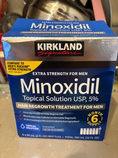 美國KIRKLAND 5% Minoxidil生髮劑（男士專用配方（全新包裝 | 六支裝 6個月用量 )64231700614915110