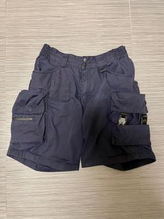 Lakh深藍色多口袋短褲64229143400065110