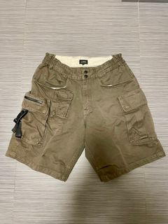 LAKH 軍綠色工裝短褲64229143383171110