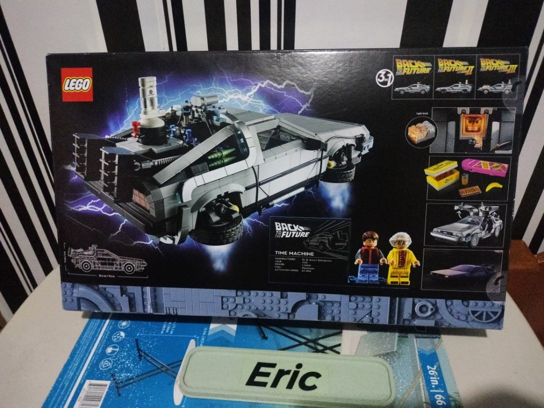 Lego 10300 Back To The Future Time Machine (Category: Lego & Building Sets) located in Quezon City. Submitted by allije (Listing ID 1399443659, Image 2). Description: Lego 10300 Back To The Future Time Machine Delorean (2022) Brand New, Sealed Box Box Condition: some boxes may have slight creases or shelf wear. Can send pics upon request. 10995 only (below srp) SM North/Nova/Fairview Mindanao Ave/Congressional Ave Lalamove/LBC ready.