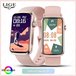 LIGE 1.47'' Smart Watch for Women and Men, Smart Bracelet with Heart Rate, Step Count, Sport Tracker, Health Monitor, Waterproof Smartwatch for Ladies64225406725378110