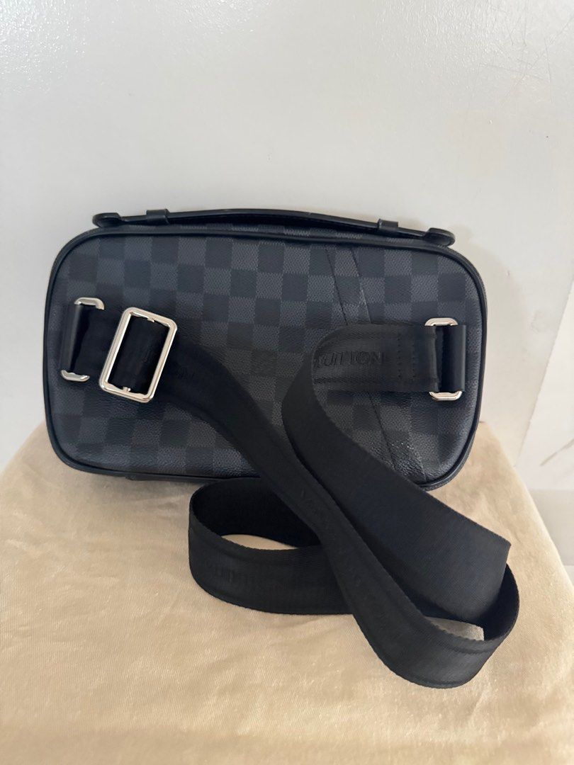 LV Ambler Bum Bag (Damier Graphite) (Category: Luxury Bags & Wallets) located in Bulacan. Submitted by lovs2shop (Listing ID 1399330371, Image 2). Description: Louisw Vuitton Ambler Bum Bag (Damier Graphite) Pre-owned in excellent condition 💯 ✅ Very minimal flaw ✅ Interior super clean ✅ Zippers smooth and perfect ✅ Passed NFC Scanning ❌ No dustbag / paperbag .