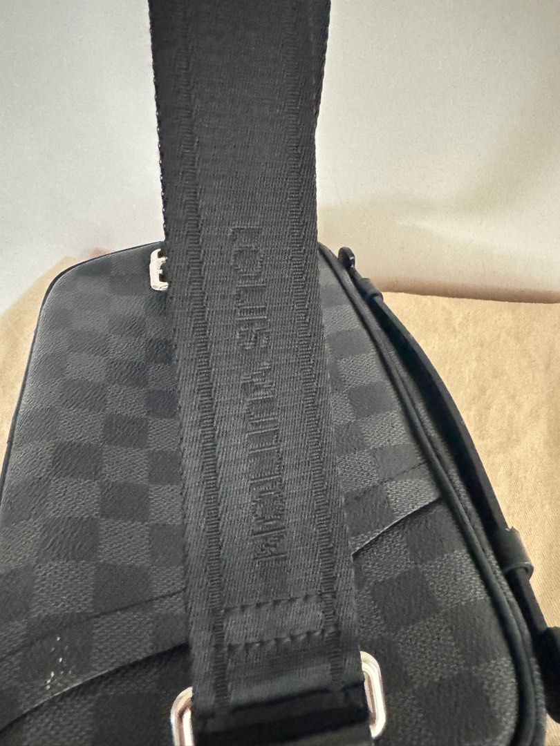 LV Ambler Bum Bag (Damier Graphite) (Category: Luxury Bags & Wallets) located in Bulacan. Submitted by lovs2shop (Listing ID 1399330371, Image 3). Description: Louisw Vuitton Ambler Bum Bag (Damier Graphite) Pre-owned in excellent condition 💯 ✅ Very minimal flaw ✅ Interior super clean ✅ Zippers smooth and perfect ✅ Passed NFC Scanning ❌ No dustbag / paperbag .